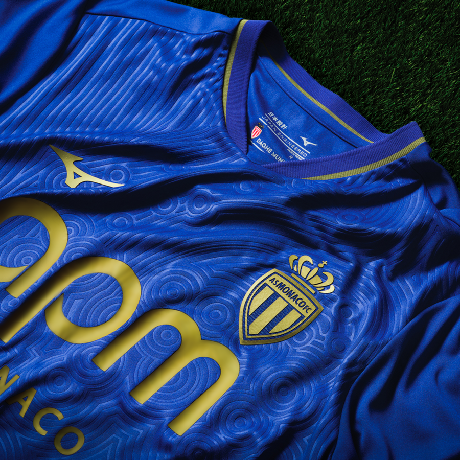 Mizuno Away Jersey AS Monaco Men 25/26 Spectrum Blue